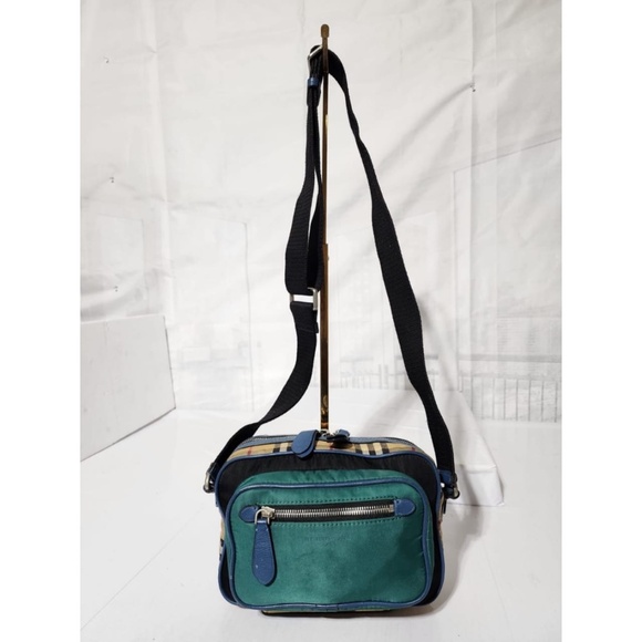 Authentic Burberry Camera Canvas Nylon Crossbody Bag - Picture 1 of 11
